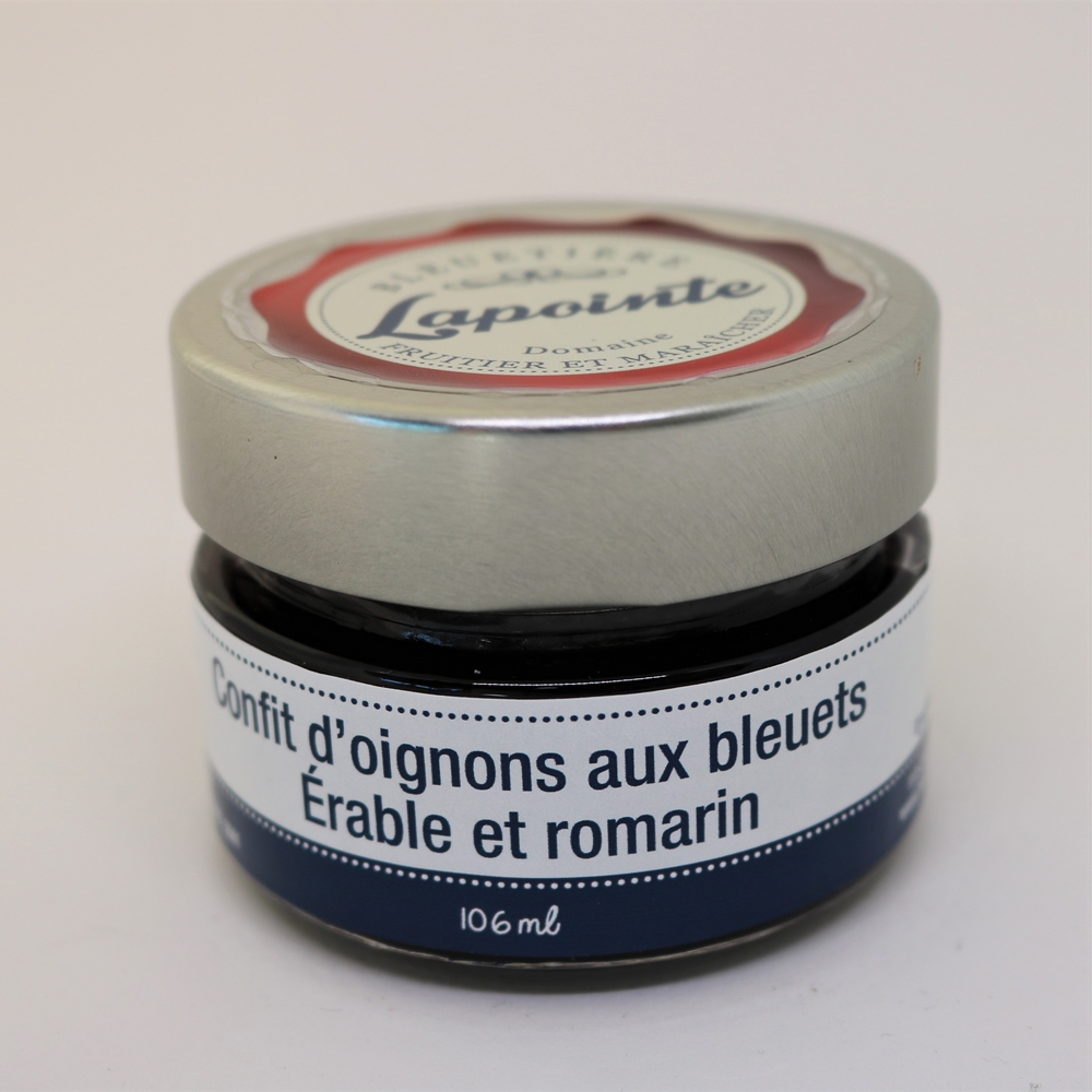 Confit d’oignons bleuet / érable 106 ml