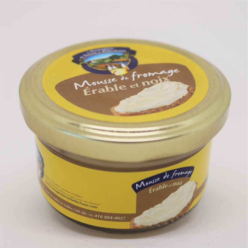 Mousse de fromage érable et noix