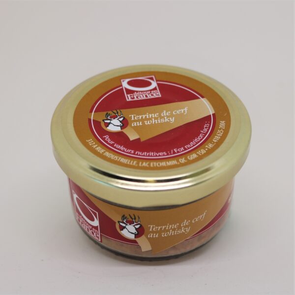 Terrine de cerf au whisky 120 ml