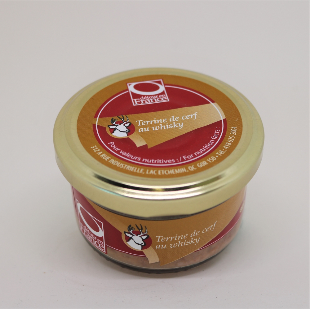 Terrine de cerf au whisky 120 ml