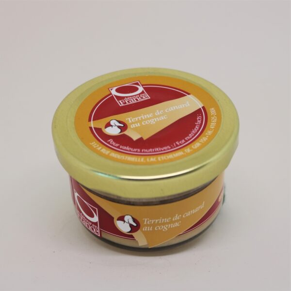 Terrine de canard au cognac 120 ml