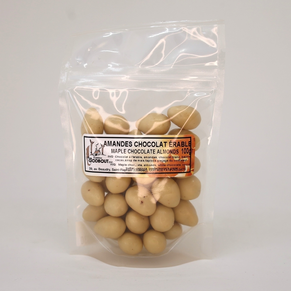 Amandes chocolat 100 gr