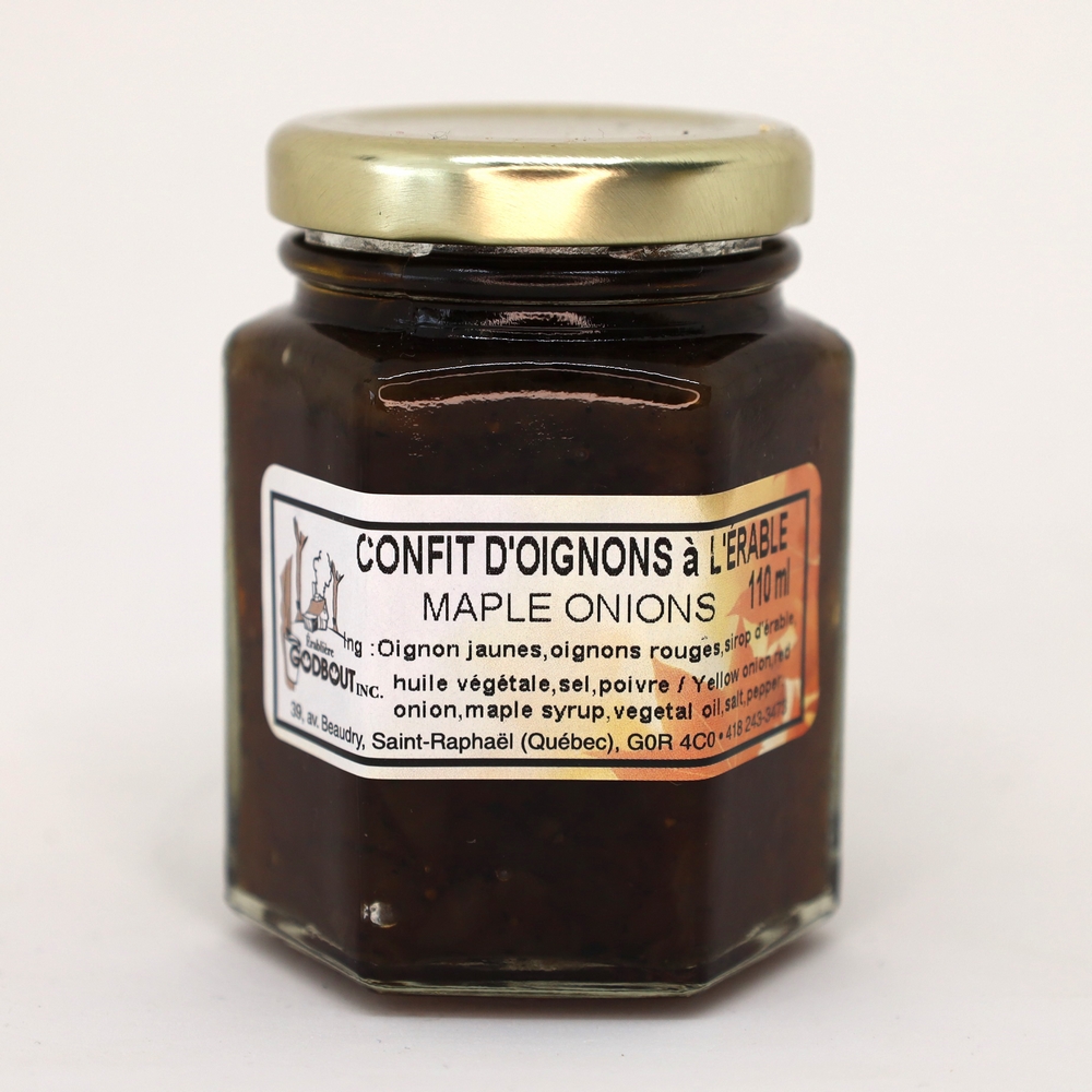 Confit d’oignons à l’érable 110ml