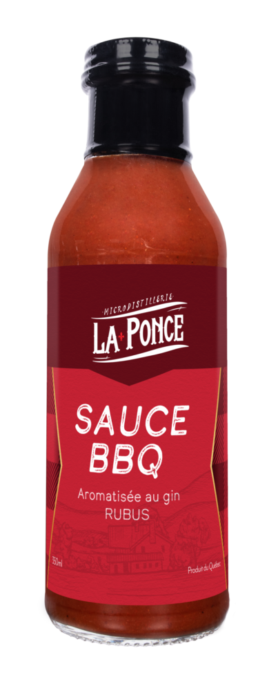 Sauce BBQ aromatisée au gin Rubus